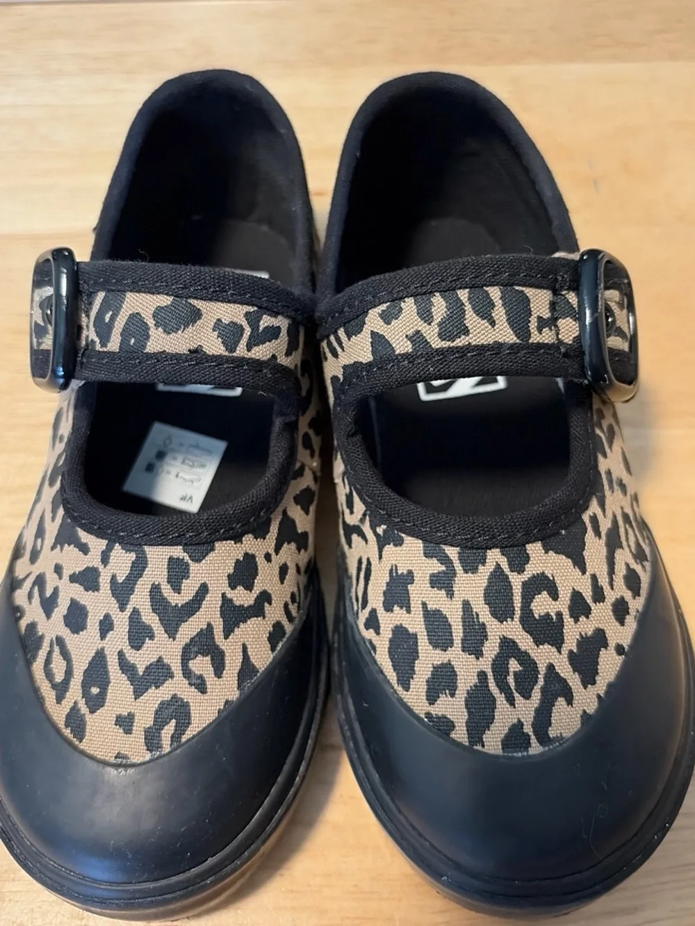 Kids Leopard Print Mary Jane Shoes
